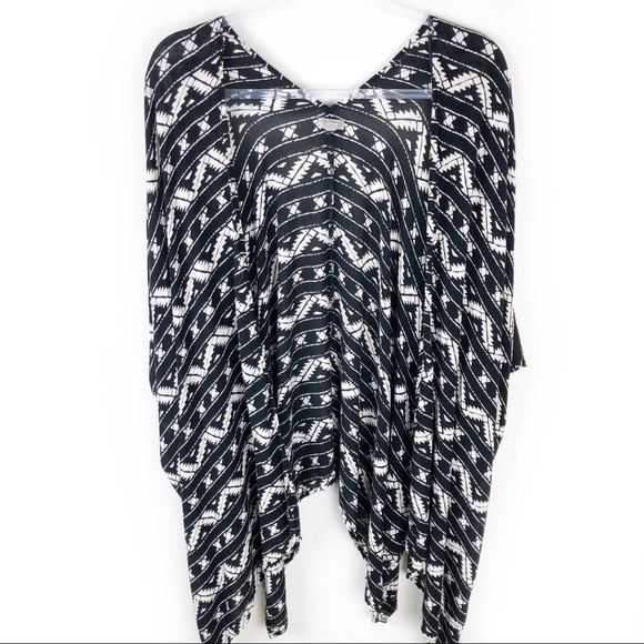 Ecoté- Aztec open front cardigan kimono size: XS - Picture 1 of 10